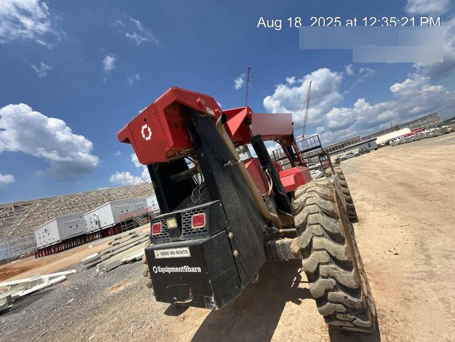 2019 Manitou MTA12042 Cab/Heat/Air, 120 HP, Solid Tires, Work Lights, Lift Hook, Auxiliary Hydraulics 66" Carriage and 60" Forks