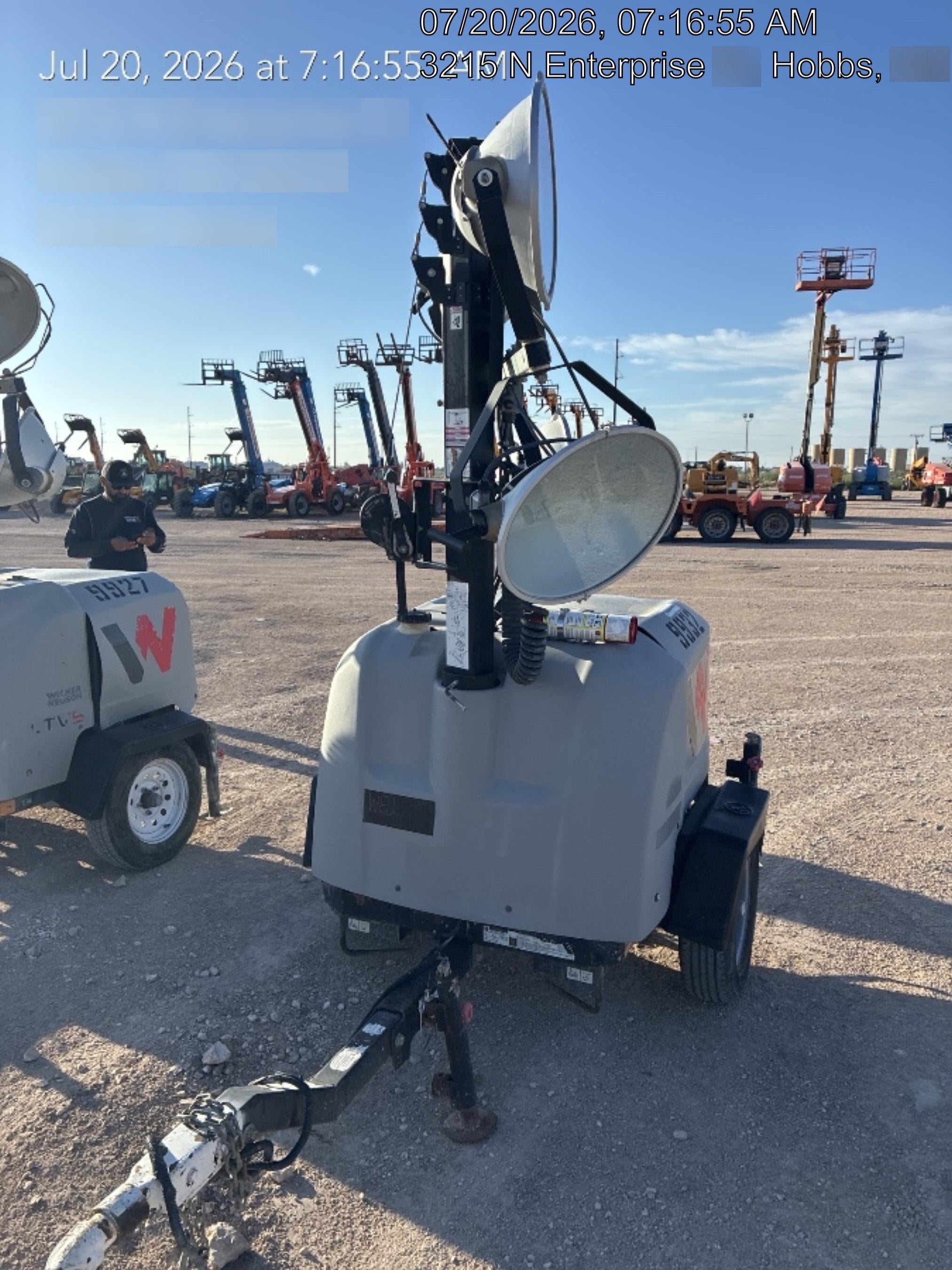 Wacker Neuson LTV6K-MH Wacker Neuson LTV6K Towable Light Tower