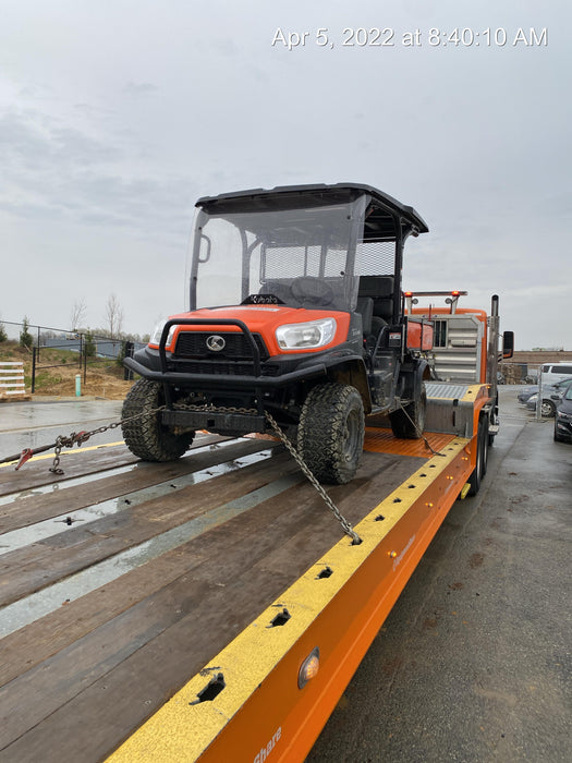 Kubota RTV-X1140W-H Plastic Canopy, Windshield Acrylic Clear, LED Strobe Light, Wire Harness Kit, Back up Alarm