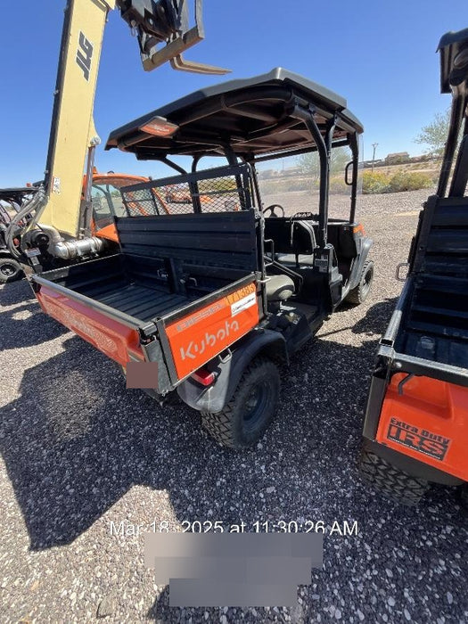 2022 Kubota RTV-X1140W-H Plastic Canopy, Windshield Acrylic Clear, LED Strobe Light, Wire Harness Kit, Back up Alarm