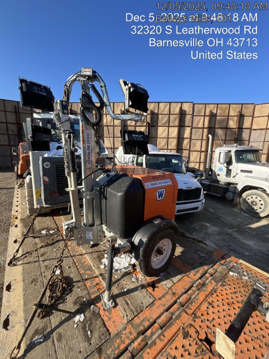 2024 Wanco WLTT-4MM4K Diesel, Deep Sea Controller, Shore Power Plug, Auto Start, (4) 350W LED Floodlights, 4kW Generator, 60 Gal Fuel Tank, 2" Ball, T3