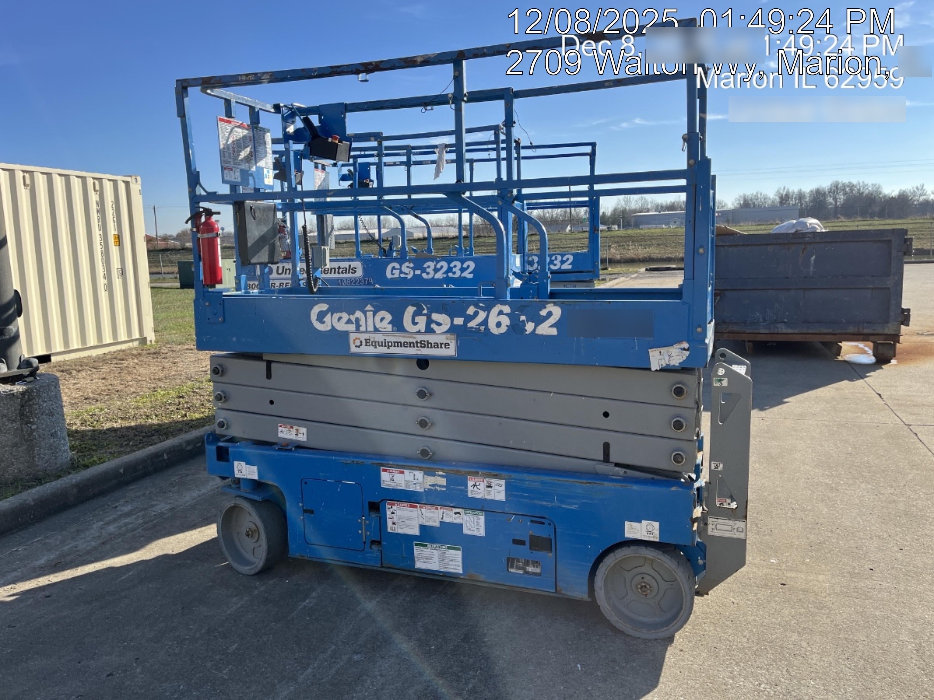 2018 Genie GS-2632 Genie GS-2632 w/Fixed Rail, Chain Entry
