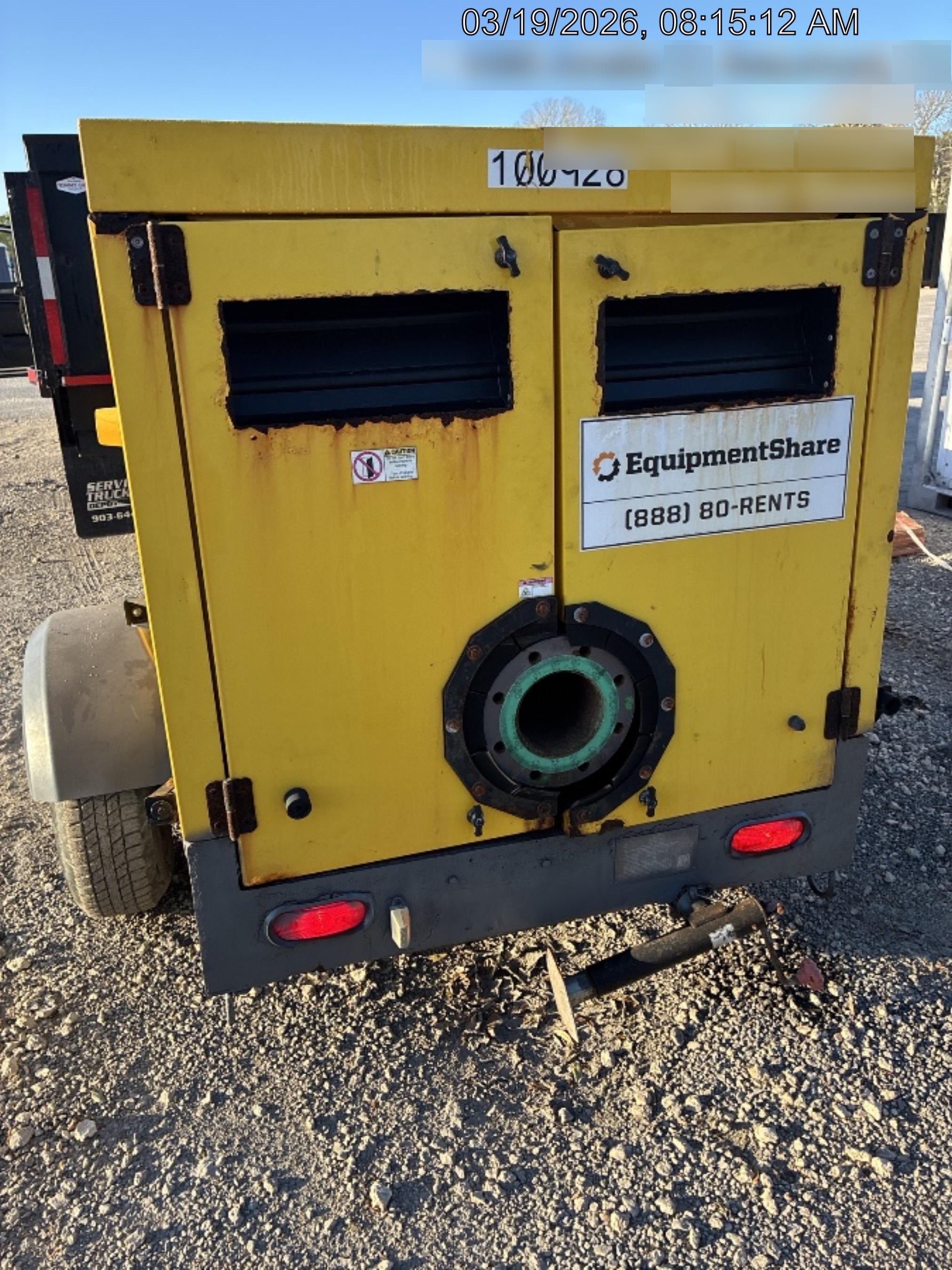 2020 ATLAS COPCO PAS 150 HF CS Enclosed