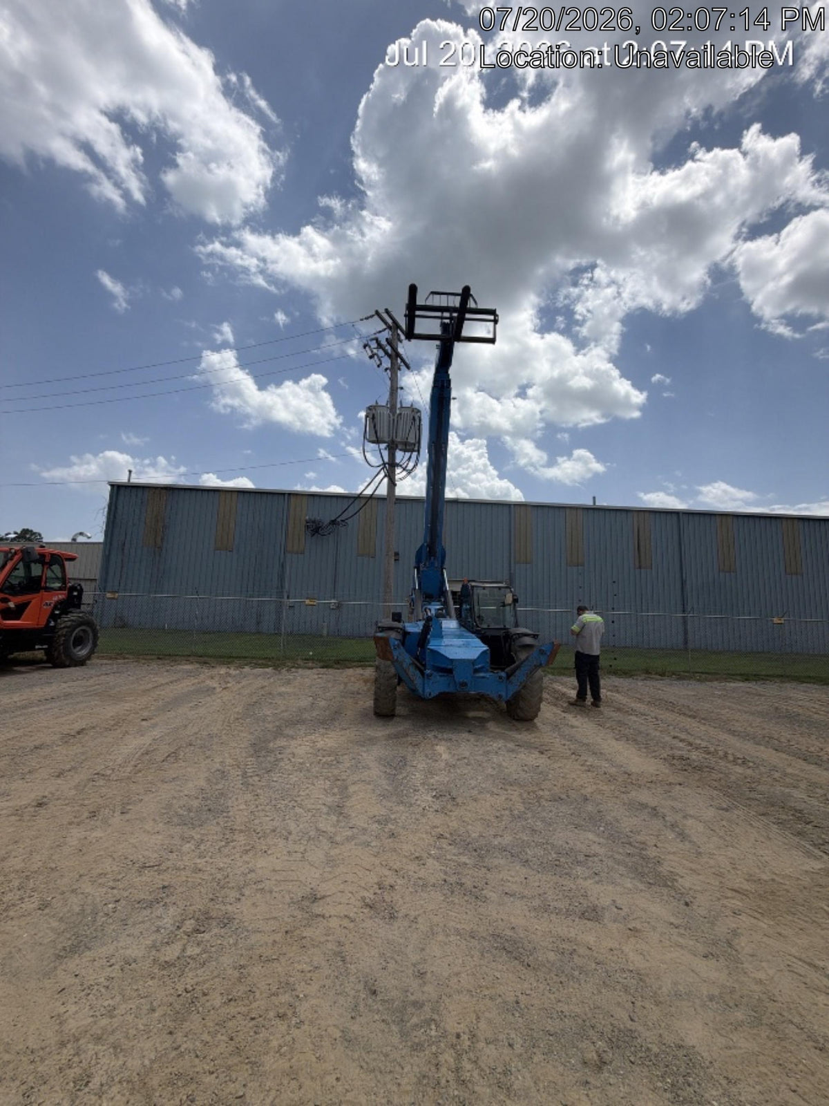 2019 Genie GTH-1056 Cab/Heat/AC, FF Tires, LED Work Lights, Beacon 60" QA Carriage, 60" Forks
