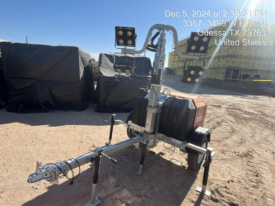 2024 Wanco WLTT-4MM4K Diesel, Deep Sea Controller, Shore Power Plug, Auto Start, (4) 350W LED Floodlights, 4kW Generator, 60 Gal Fuel Tank, 2" Ball, T3