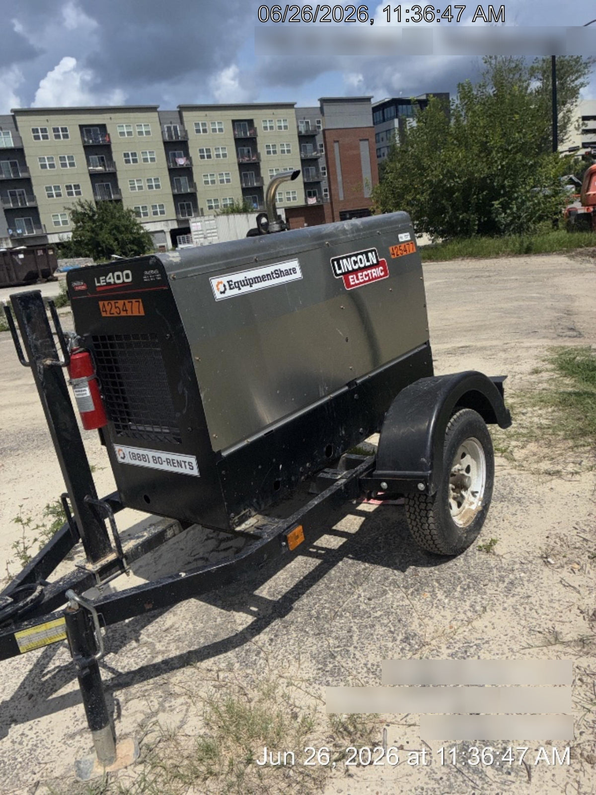 2024 Lincoln Electric LE400 Kubota V1505, Trlr, Cable Rack, Light Kit, ES Decals, T3