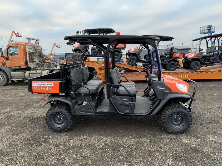 2022 Kubota RTV-X1140W-H Plastic Canopy, Windshield Acrylic Clear, LED Strobe Light, Wire Harness Kit, Back up Alarm