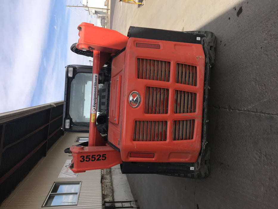 2019 Kubota SVL95-2S Cab/Heat/Air, Standard Tracks, Standard Flow, Hydraulic QC 80" HD Tooth Bucket