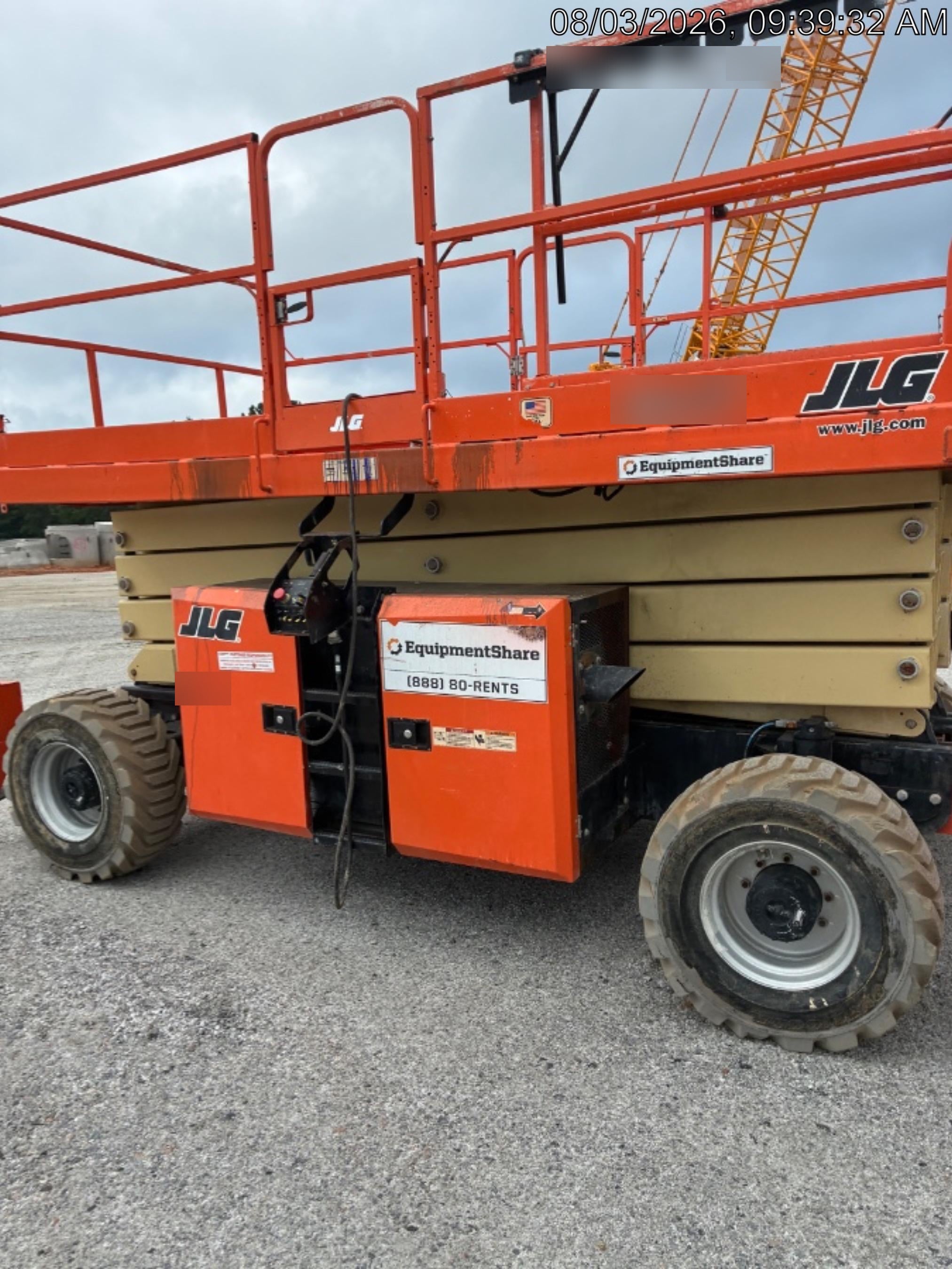 2019 JLG 4069LE Solid Non Marking Tires, Rotating Beacon