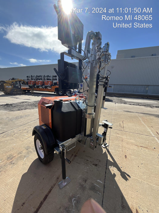 2024 Wanco WLTT-4MM4K Diesel, Deep Sea Controller, Shore Power Plug, Auto Start, (4) 350W LED Floodlights, 4kW Generator, 60 Gal Fuel Tank, 2" Ball, T3