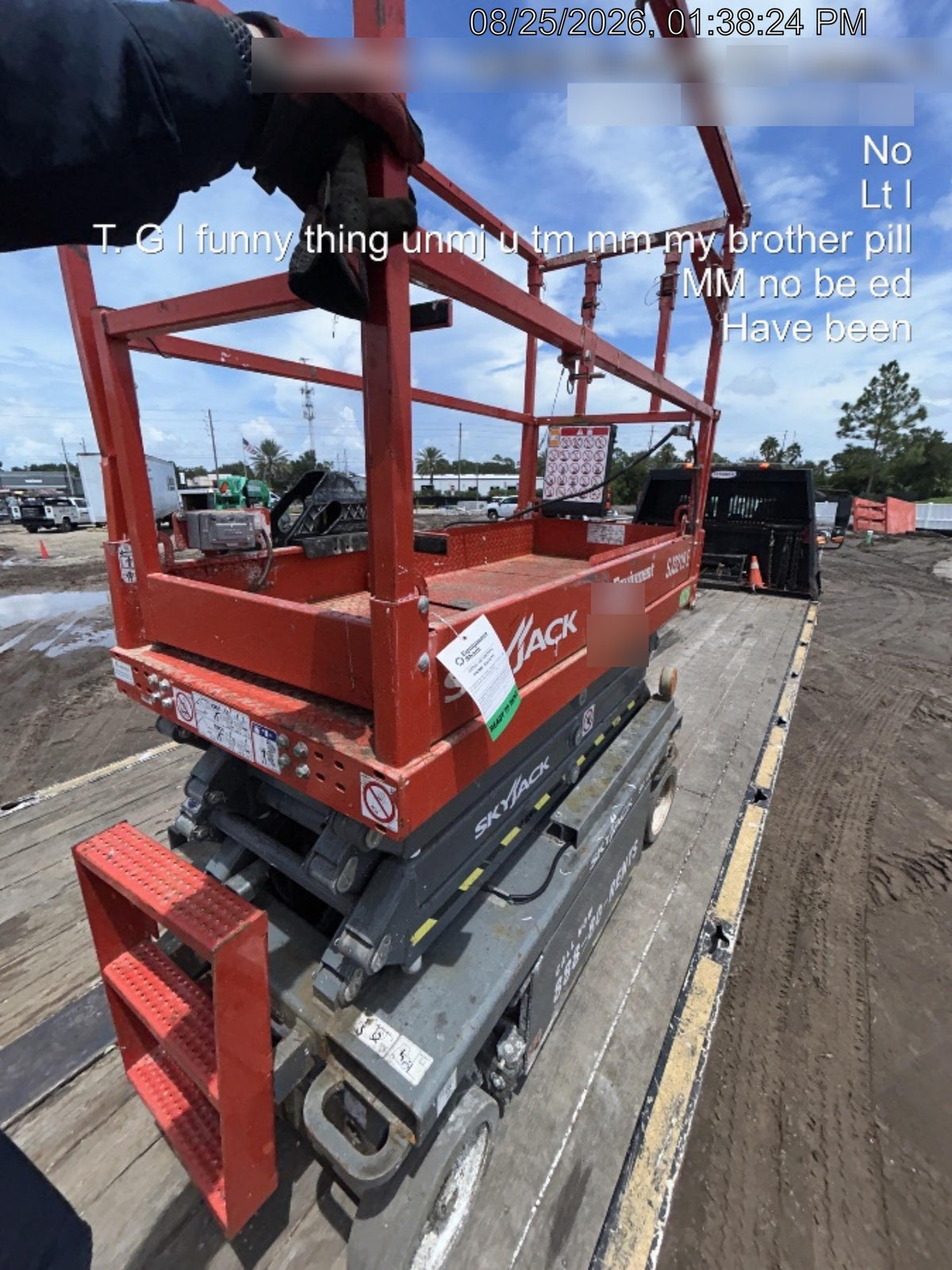 2024 Skyjack SJ3219 Electric Drive, Sld NM Tires, DBcns, RFRails, Power to Platform, T3 + Access Control