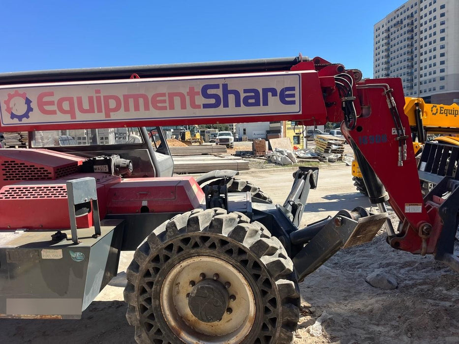 2019 Manitou MTA10055 MTA10055 - 120 HP T4, Canopy, Worklights/Strobe, Beacon, 66" Carriage, 60" Forks, Solid Tires, Lift Hook, Aux Hydraulics