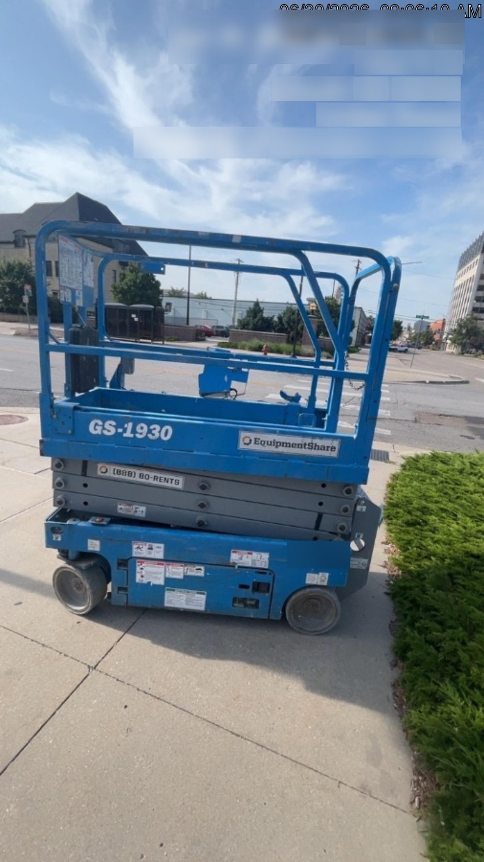 2019 Genie GS-1930 Fixed rails with chain Entry