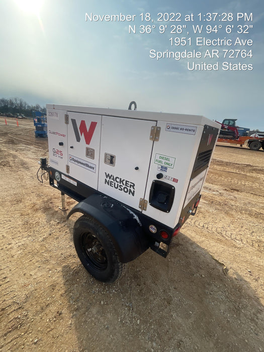 2022 WACKER NEUSON G25