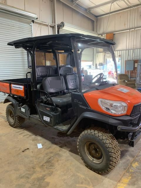 2022 Kubota RTV-X1140W-H Plastic Canopy, Windshield Acrylic Clear, LED Strobe Light, Wire Harness Kit, Back up Alarm