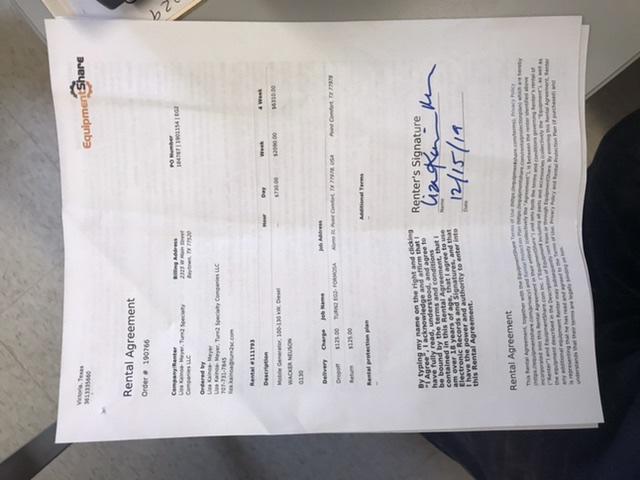 2019 WACKER NEUSON G130