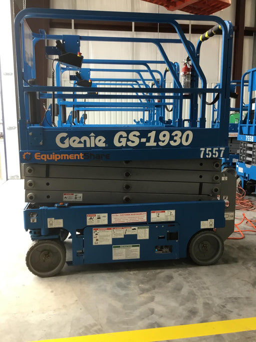 2017 Genie GS-1930 Genie GS-1930 Lift w/Fixed Rail and Chain Entry