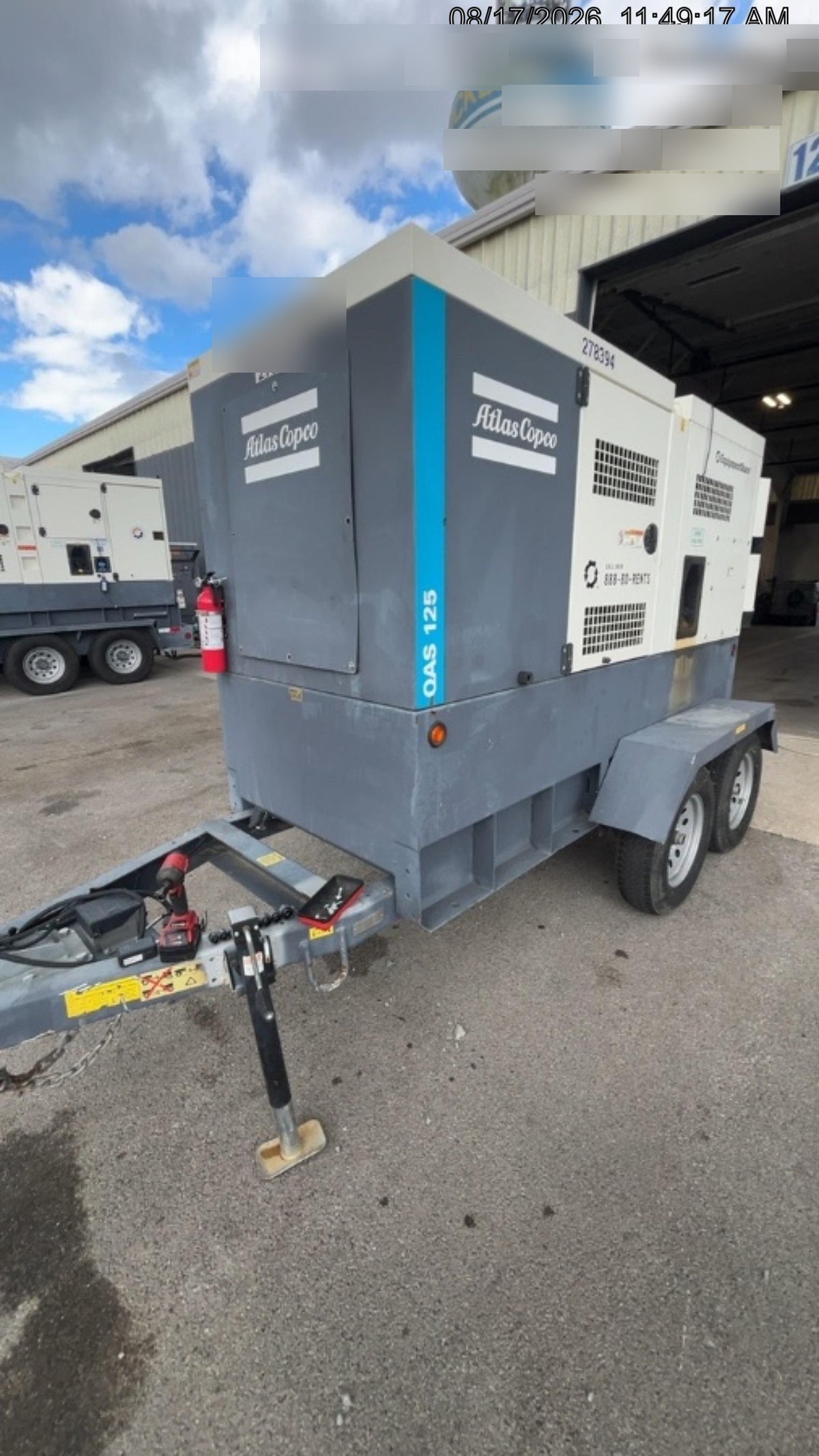 2022 ATLAS COPCO QAS 125