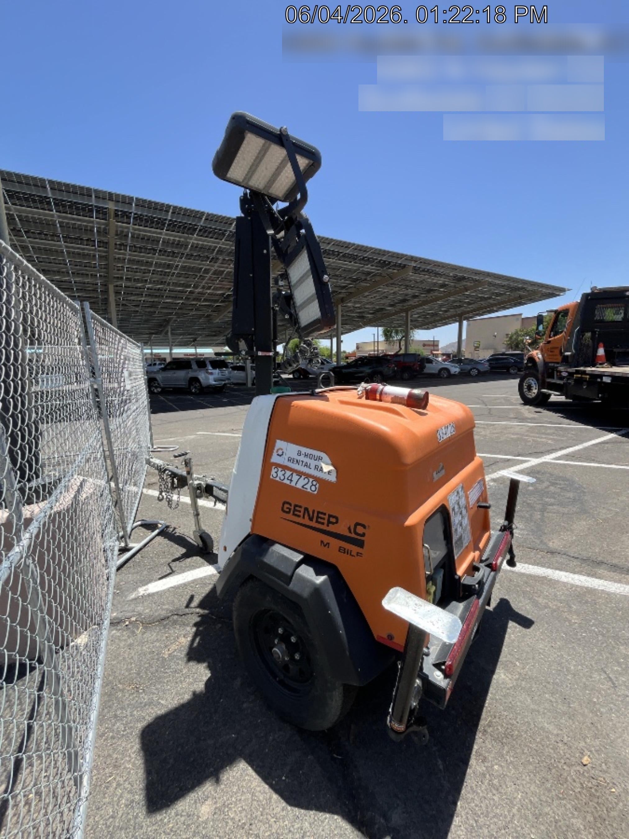 2023 Generac MLT2 Diesel, Flex Switch 120V Input, Powerzone Controller, (4) 320W LED Lights, 4kW Generator, 39.9 Gal Fuel Tank, 2" Ball, T3