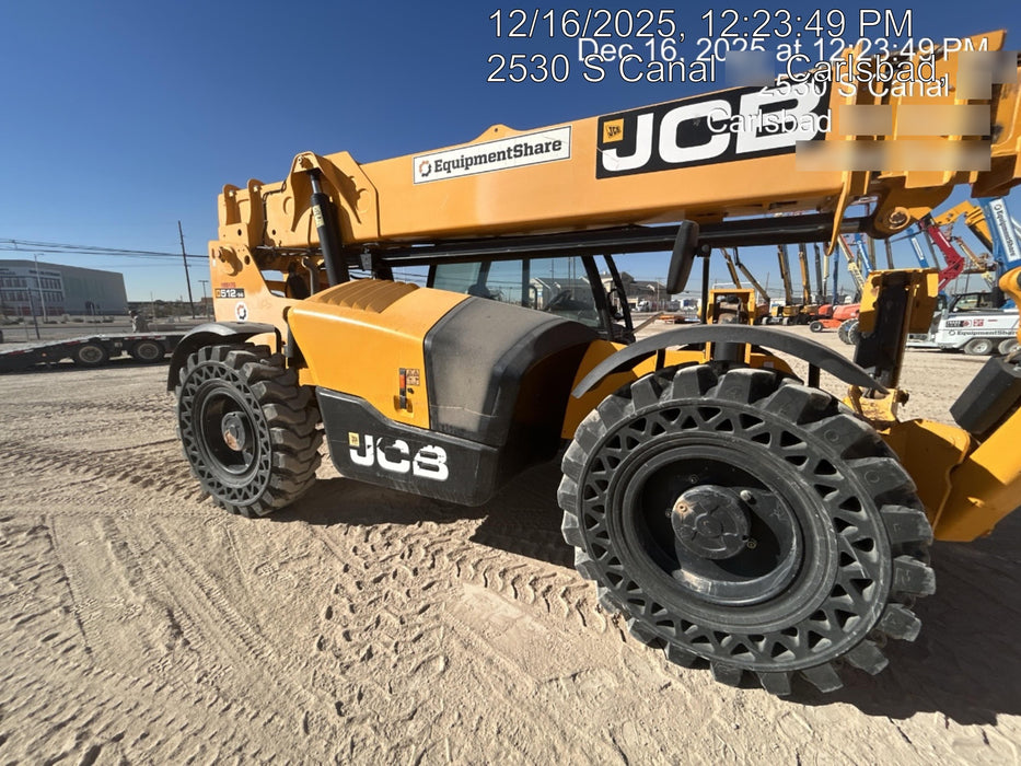 2020 JCB 512-56 Canopy, 74Hp, Solid Tires, Work Lights, Beacon, Aux Hydraulics, Back up Alarm, Lifting Eye, ES Decals