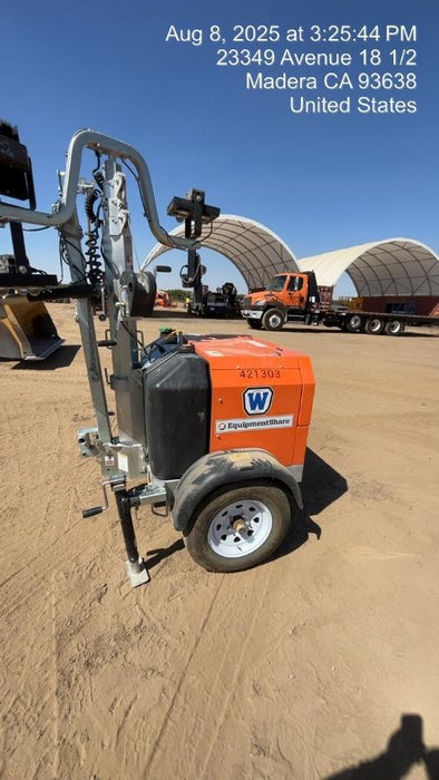 2024 Wanco WLTT-4MM4K Diesel, Deep Sea Controller, Shore Power Plug, Auto Start, (4) 350W LED Floodlights, 4kW Generator, 60 Gal Fuel Tank, 2" Ball, T3