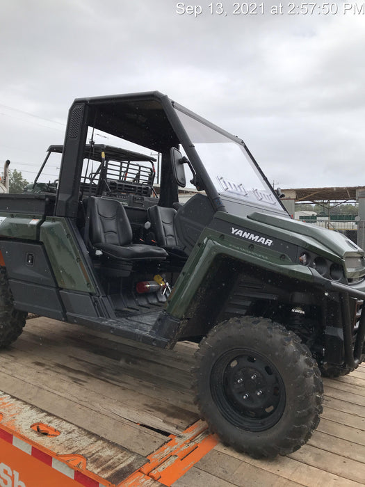 2021 Yanmar YU1000 Canopy, Steel Wheel, Poly WindShield, Beacon, Backup Alarm
