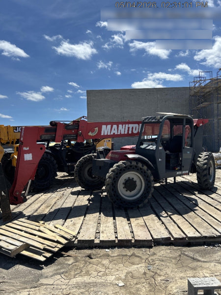 2019 Manitou MTA8044 MTA 8044 - 74 HP T4, Canopy, Worklights/Strobe, Beacon, 66" Carriage, 48" Forks, Solid Tires, Lift Hook, Aux Hydraulics