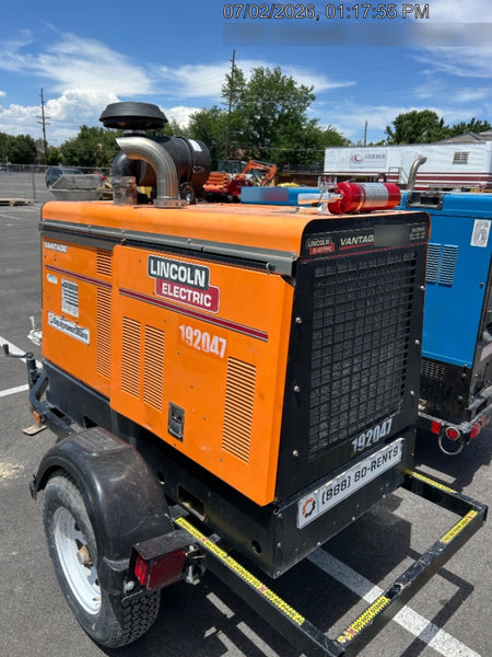 2021 Lincoln Electric Vantage 549X Ready Pak 3, ORANGE (includes trailer, cable rack, fender light kit)