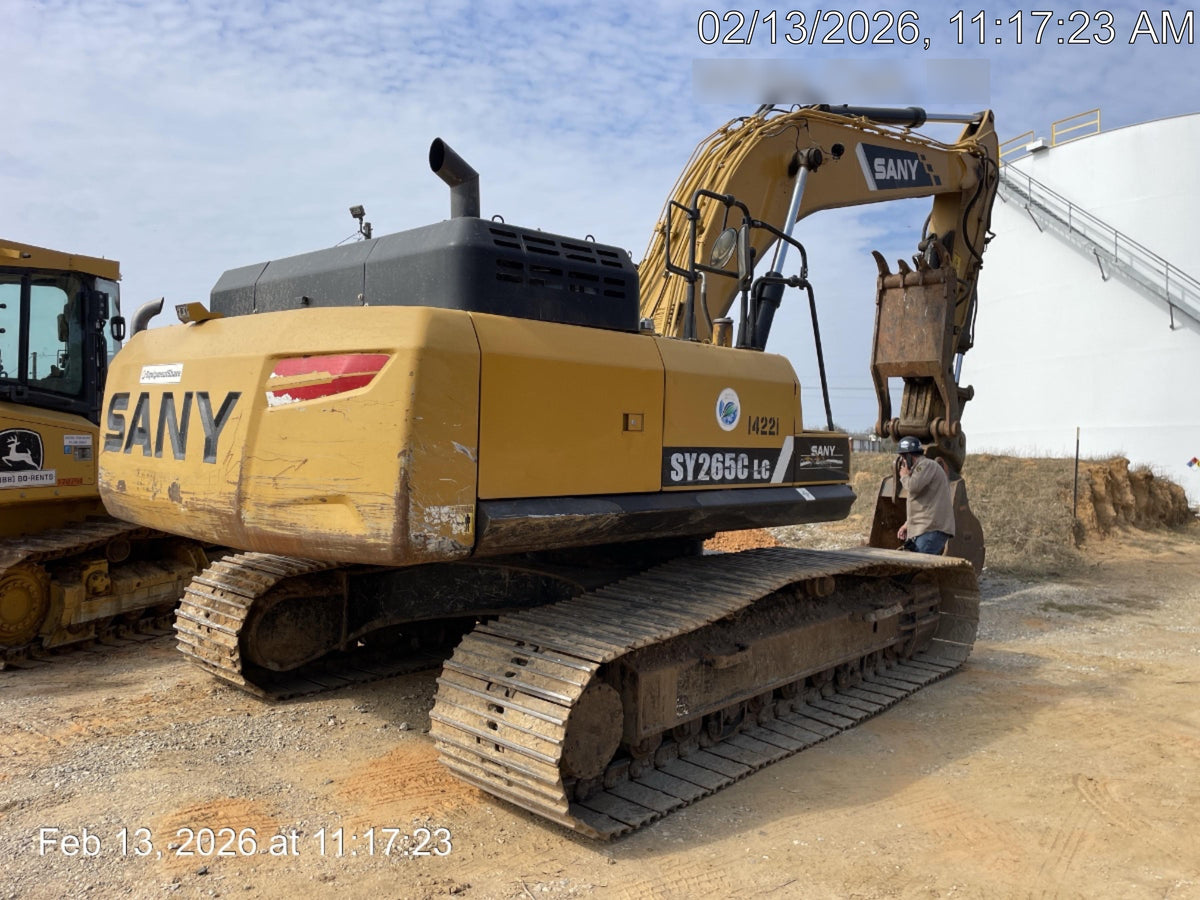 Sany SY265C SY265 Tier 4 - Cab, 48" HD Bucket, 36" HD Bucket, 24" HD Bucket, Hydraulic Thumb, Hydraulic QC