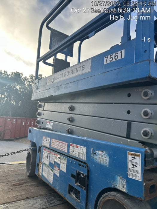 2017 Genie GS-1930 Genie GS-1930 Lift w/Fixed Rail and Chain Entry