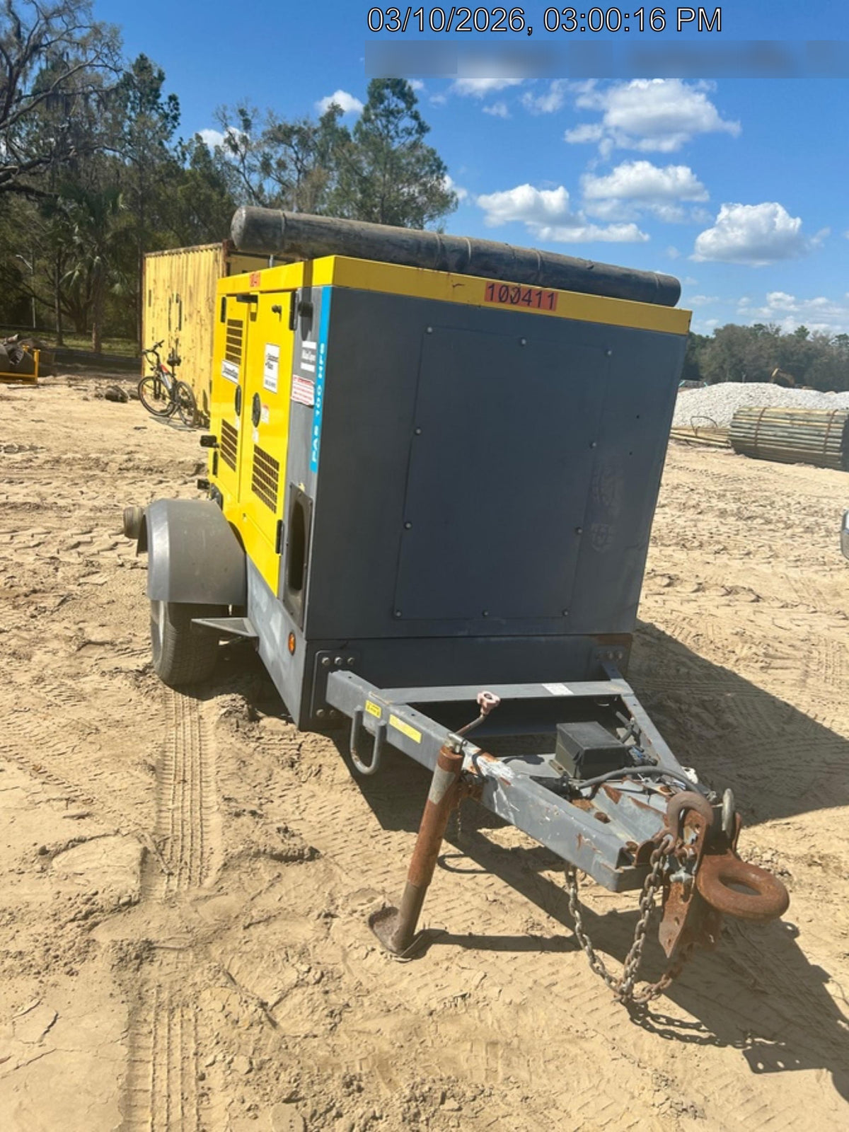 2020 ATLAS COPCO PAS 100 HF CS Enclosed