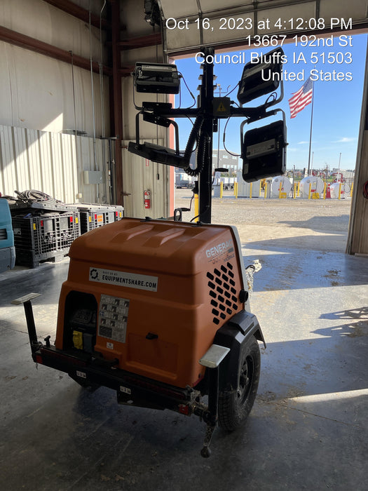 2023 Generac MLT2 Diesel, Flex Switch 120V Input, Powerzone Controller, (4) 320W LED Lights, 4kW Generator, 39.9 Gal Fuel Tank, 2" Ball, T3