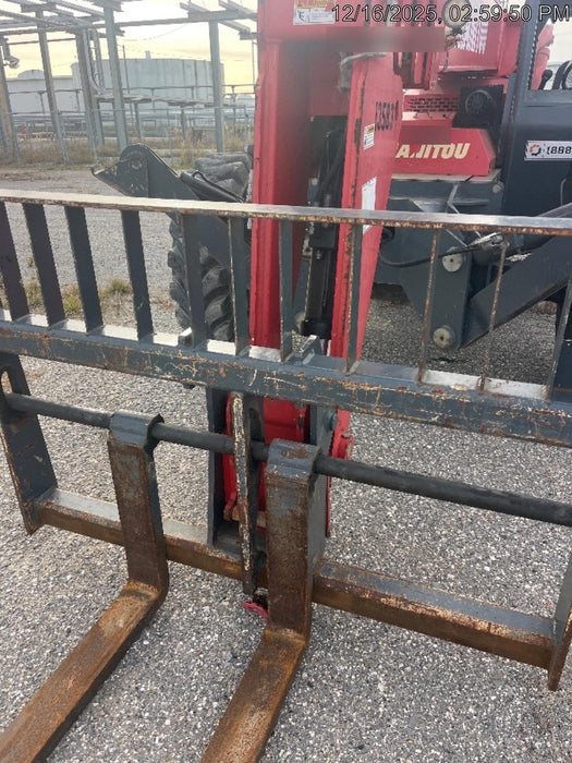 2018 Manitou MTA10055 MTA10055 - 74 HP T4, Canopy, Worklights/Strobe, Beacon, 66" Carriage, 60" Forks, Solid Tires, Lift Hook, Aux Hydraulics