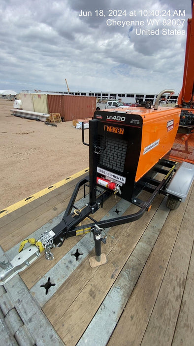 2022 Lincoln Electric LE400 Kubota V1505, Trlr, Cable Rack, Light Kit, ES Decals, T3