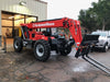 2020 Manitou MTA10055 Cab/Heat/Air, LED Work Lights, Solid Tires, Lift Hook, Beacon, Auxiliary Hydraulics w/66" Carriage and 60" Forks