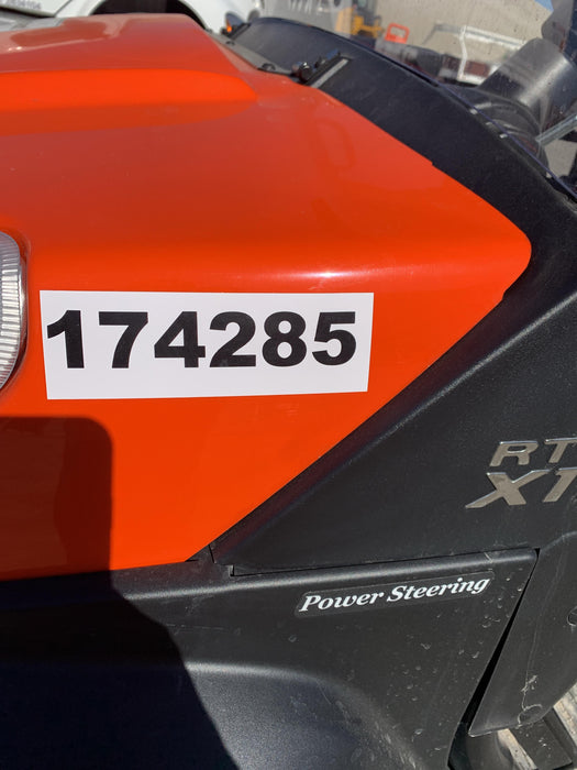 2021 Kubota RTV-X1140W-H Plastic Canopy, Windshield Acrylic Clear, LED Strobe Light, Wire Harness Kit, Back up Alarm