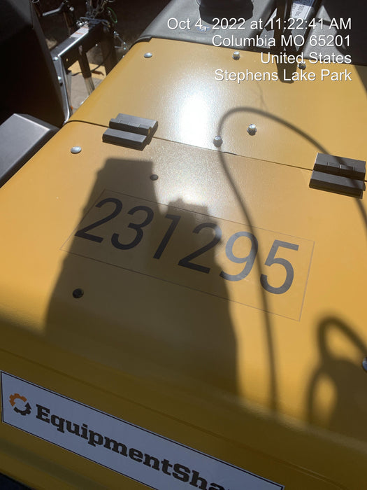 2022 Allmand NLV3GR (4) LED Light Fixture 350W, 23' Vertical Mast, 3kW Prime, Towable, Deep Sea L401, Leveling Jacks, Yanmar T4F 5.8hp