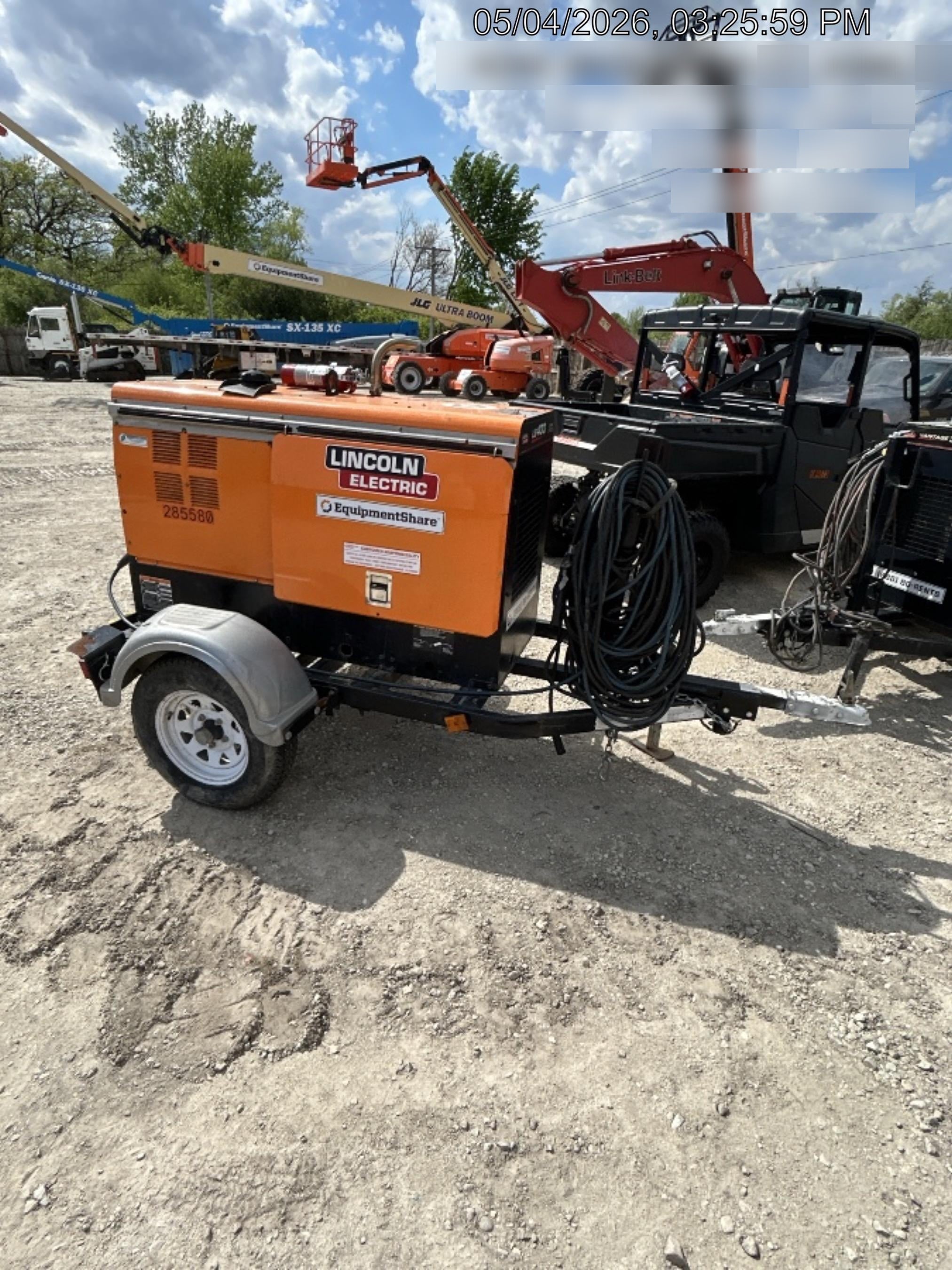 2022 Lincoln Electric LE400 Kubota V1505, Trlr, Cable Rack, Light Kit, ES Decals, T3