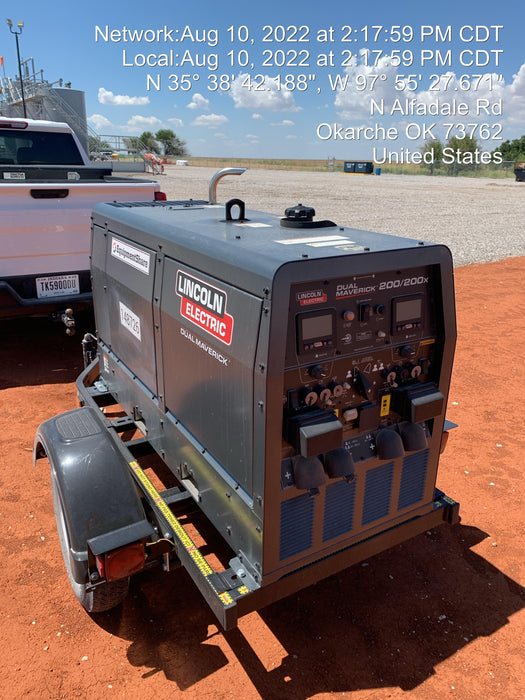 2021 Lincoln Electric Dual Maverick 200/200X Ready Pak 3 (includes trailer, cable rack, fender light kit)