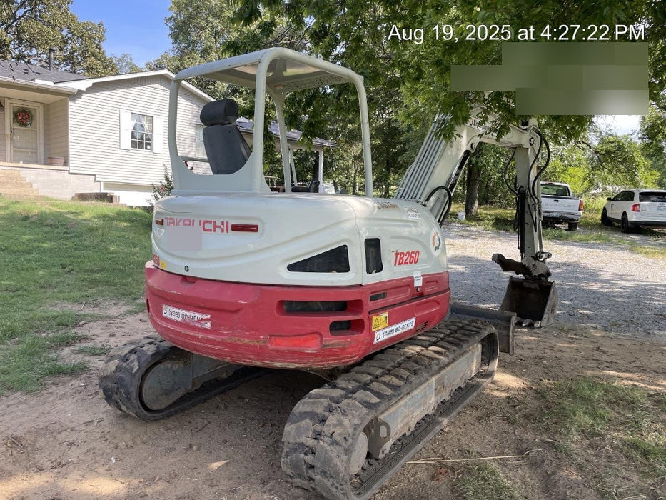 2019 TAKEUCHI TB260