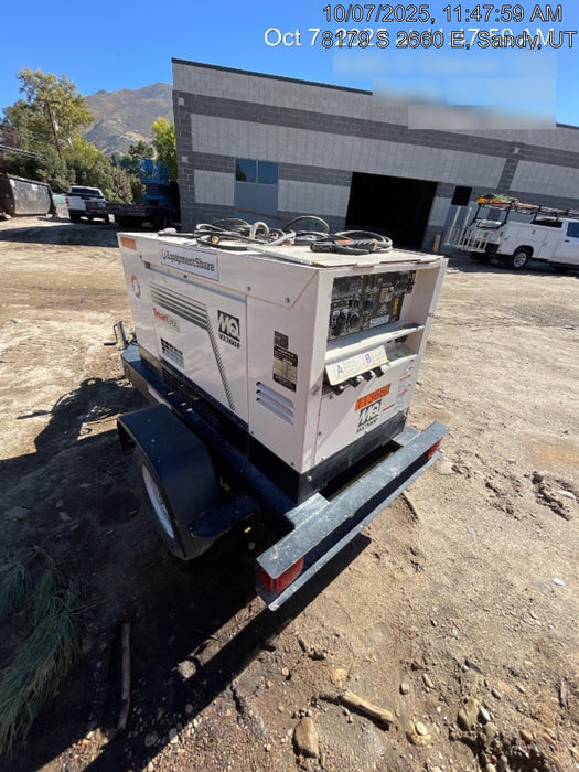 2020 Multiquip DLW400ESA4 400 amp Welder, 14kW, 120/240V, T4F Kubota, Trailer