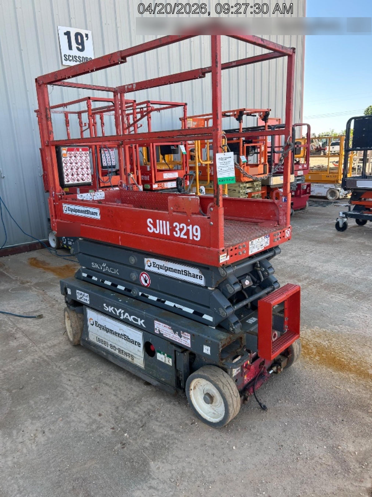 2019 Skyjack SJIII-3219 Standard w/Trojan Batteries