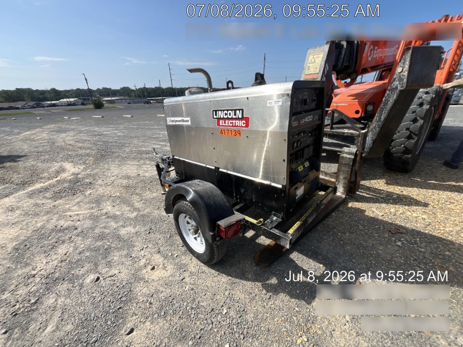 2024 Lincoln Electric LE400 Kubota V1505, Trlr, Cable Rack, Light Kit, ES Decals, T3