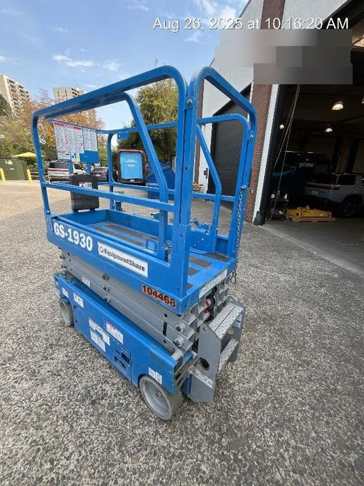 2020 Genie GS-1930 Standard Machine, 800W Inverter