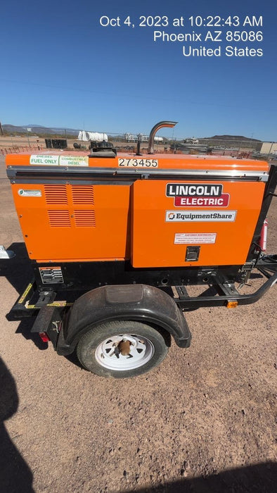 2022 Lincoln Electric LE400 Kubota V1505, Trlr, Cable Rack, Light Kit, ES Decals, T3