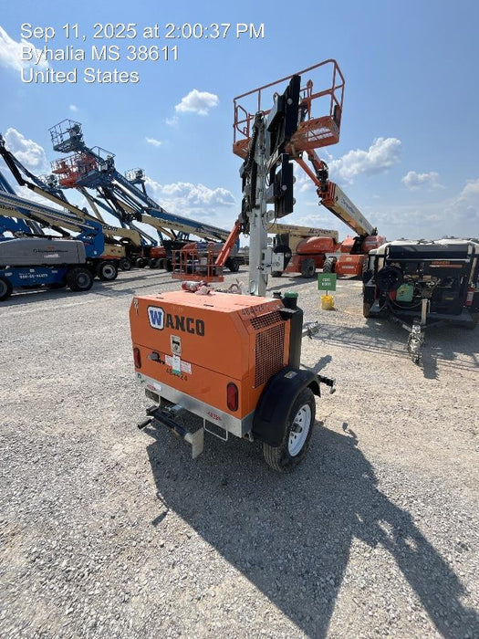 2024 Wanco WLTT-4MM4K Diesel, Mitsubishi L2E, 9.0HP @1800 rpm, Deep Sea Controller, Shore Power Plug, Auto Start, (4) 350W LED Floodlights, 4kW Generator, 60 Gal Fuel Tank, 2" Ball, T3