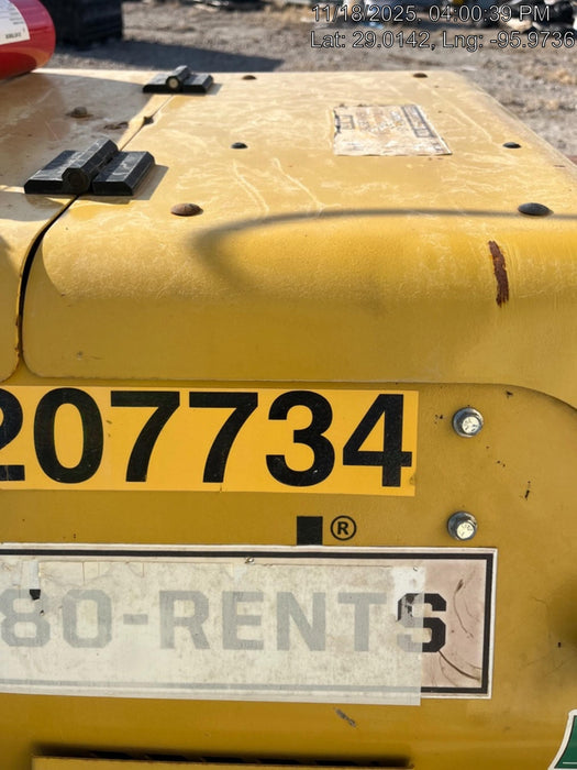 2022 Allmand NLV3GR (4) LED Light Fixture 350W, 23' Vertical Mast, 3kW Prime, Towable, Deep Sea L401, Leveling Jacks, Yanmar T4F 5.8hp