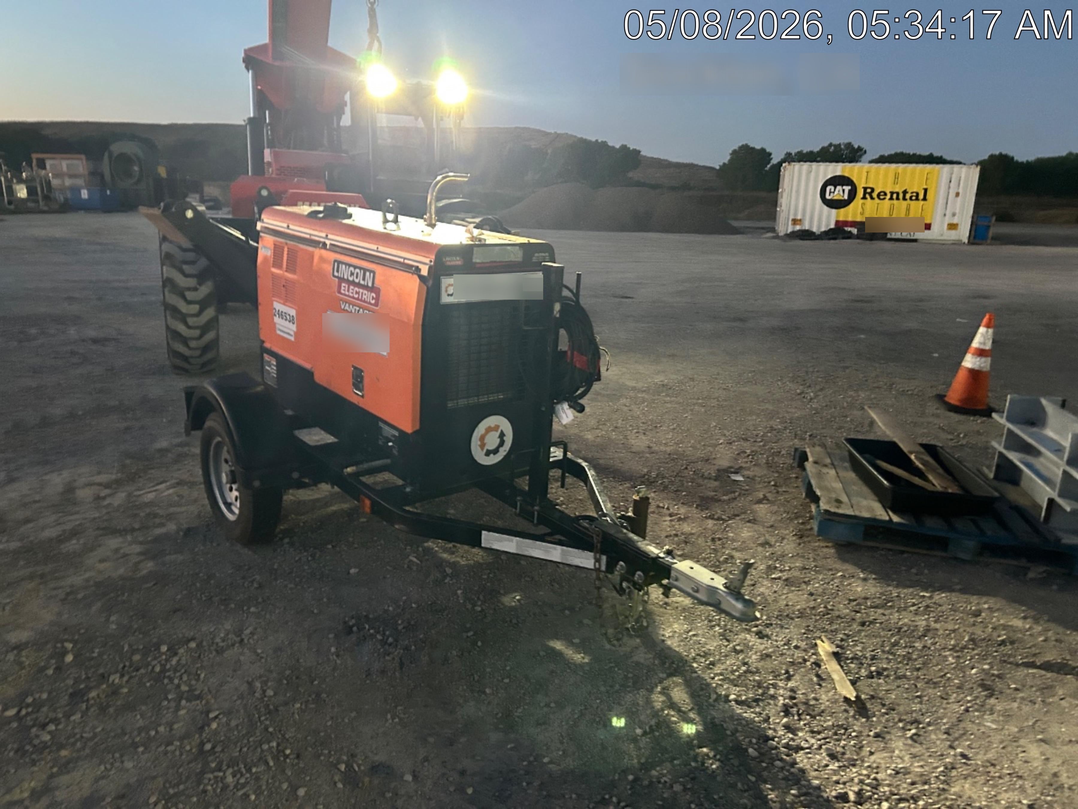 2022 Lincoln Electric LE400 Kubota V1505, Trlr, Cable Rack, Light Kit, ES Decals, T3