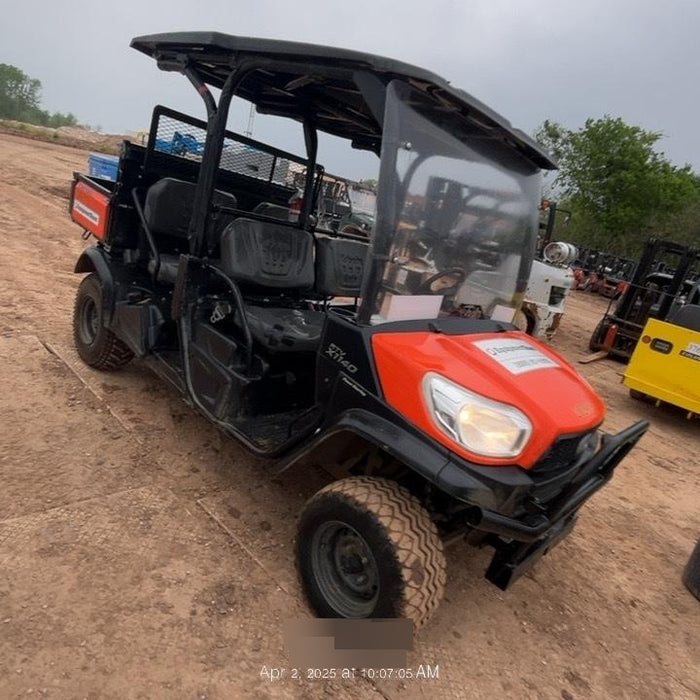 2022 Kubota RTV-X1140W-H Plastic Canopy, Windshield Acrylic Clear, LED Strobe Light, Wire Harness Kit, Back up Alarm