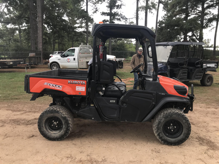 2019 Kubota RTV-XG850WL-H 4wd Utility Cart, Gas, 2 Seat, LED Strobe, Windshield Tempered Glass, Plastic Canopy, Wire Harness Kit, Backup Alarm